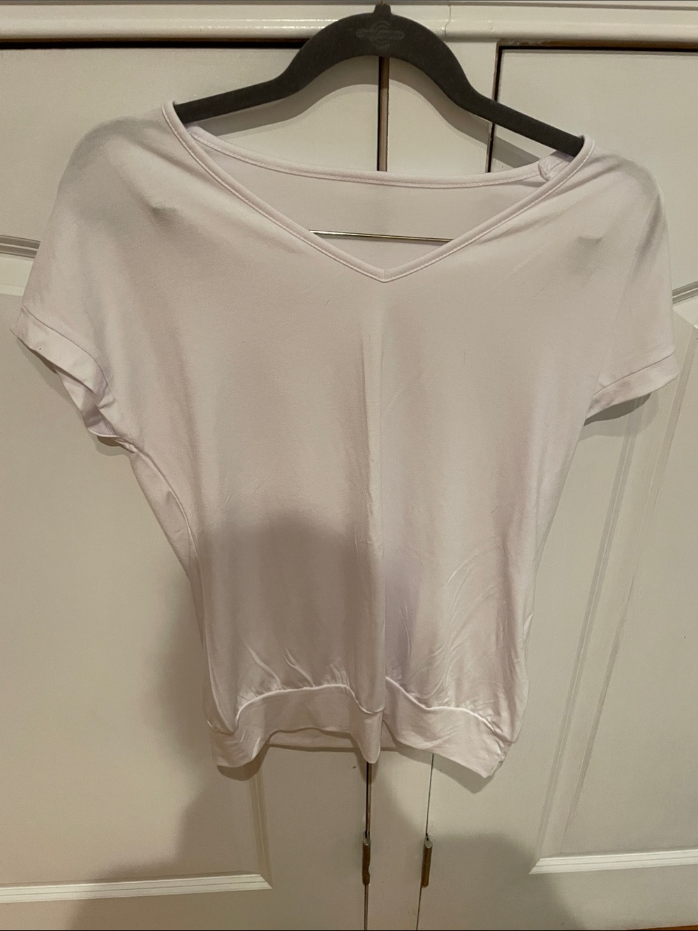 White women’s Short Sleeve Top